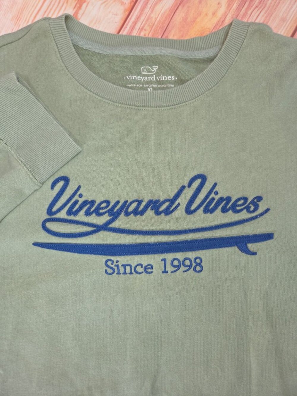 Vineyard Vines Green Crew Sweatshirt XL